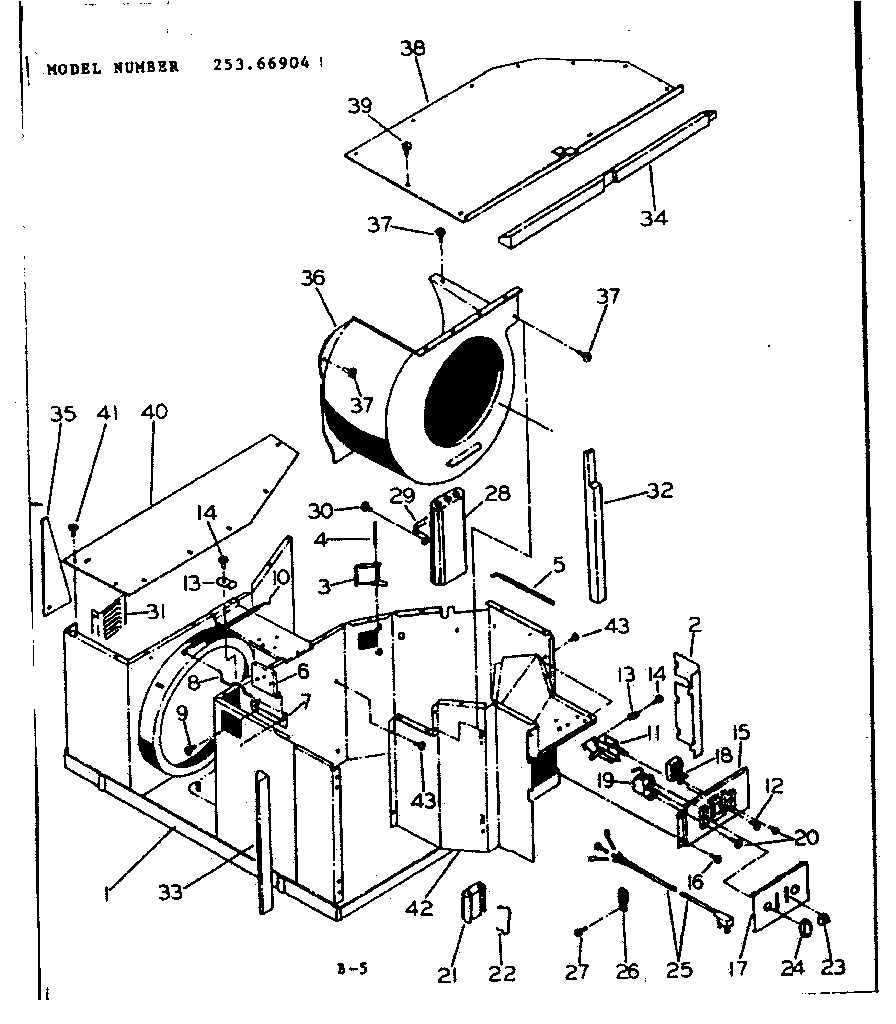 Electrical system & air handling parts