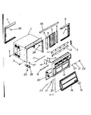 Cabinet and front parts