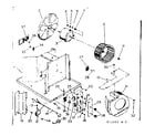Kenmore 25371111 electrical system & air handling parts diagram