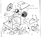 Kenmore 25371230 electrical system & air handling parts diagram