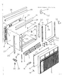 Cabinet and front parts