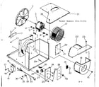 Kenmore 25371270 electrical system & air handling parts diagram