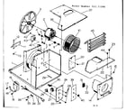 Kenmore 25371290 electrical system & air handling parts diagram
