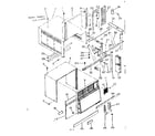 Kenmore 25371320 cabinet & installation parts diagram