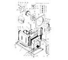 Kenmore 25371320 refrigerating system & air handling parts diagram