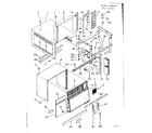 Kenmore 25371330 cabinet & installation parts diagram