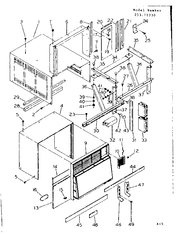 Cabinet & installation parts