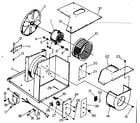 Kenmore 25371420 electrical system & air handling parts diagram