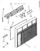 Cabinet and front parts