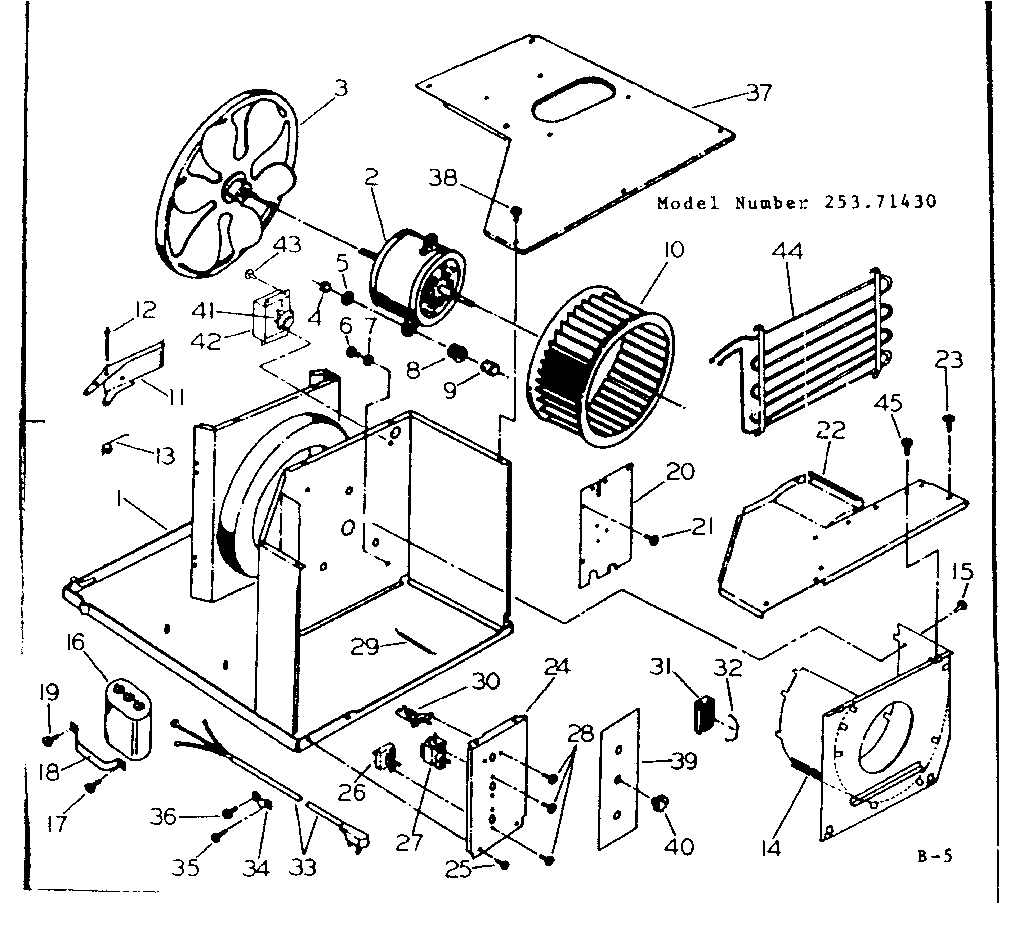 Electrical system & air handling parts