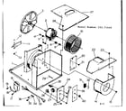 Kenmore 25371440 electrical system & air handling parts diagram