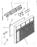 Cabinet and front parts