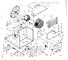 Kenmore 25371460 electrical system & air handling parts diagram