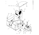 Kenmore 25371541 electrical system & air handling parts diagram