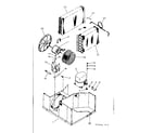 Kenmore 25371541 refrigeration system & air handling parts diagram