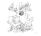 Kenmore 25371840 ellectrical system & air handling parts diagram