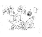 Kenmore 25372140 electrical system & air handling parts diagram