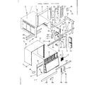 Kenmore 25372330 cabinet & installation parts diagram