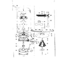 Kenmore 28771790 heater and spray arm details diagram