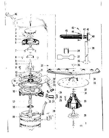 Heater and spray arm details