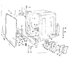 Kenmore 587718601 tub details diagram