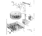 Kenmore 587718601 rack assemblies diagram