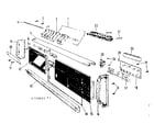 Kenmore 587718601 console details diagram