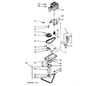 Kenmore 6657042701 motor & drive assembly diagram
