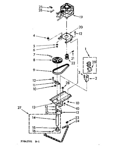 Motor & drive assembly