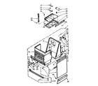 Kenmore 6657042701 container & door assembly diagram