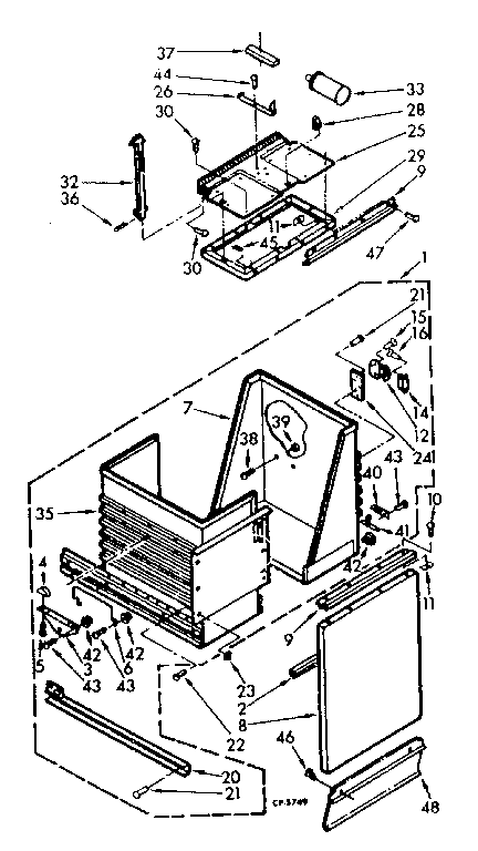 Container & door assembly