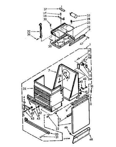 Container & door assembly