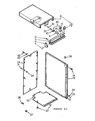 Cabinet & control assembly