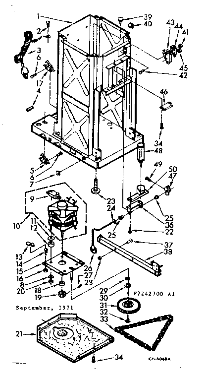 Frame & motor assembly