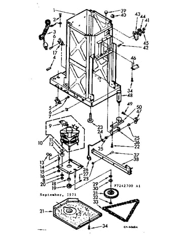 Frame & motor assembly
