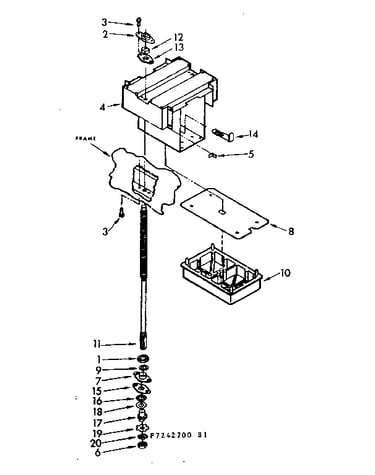 Power screw & ram assembly