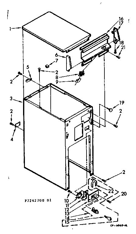 Cabinet & control assembly