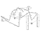 Sears 30878930 frame assembly diagram