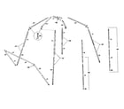 Sears 30879100 frame assembly diagram