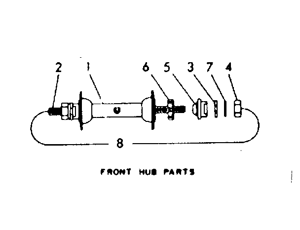 Front hub parts