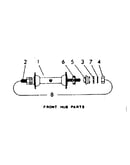 Front hub parts
