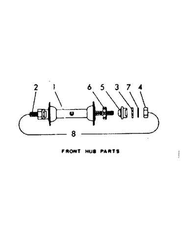 Front hub parts