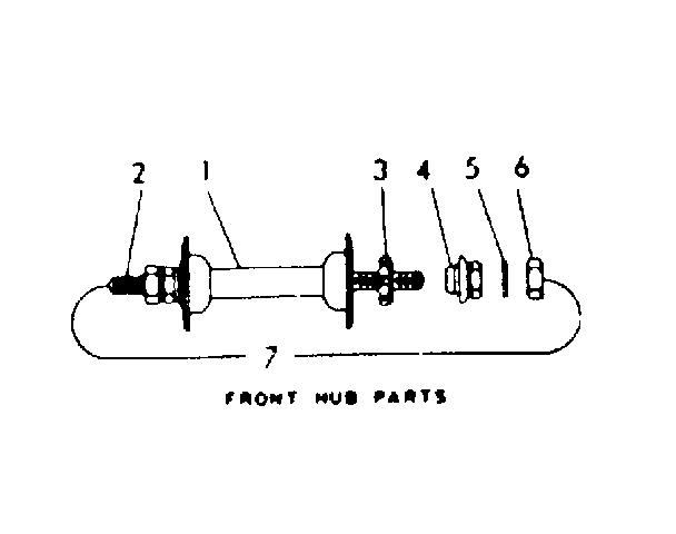 Front hub parts