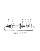 Front hub parts