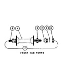 Front hub parts