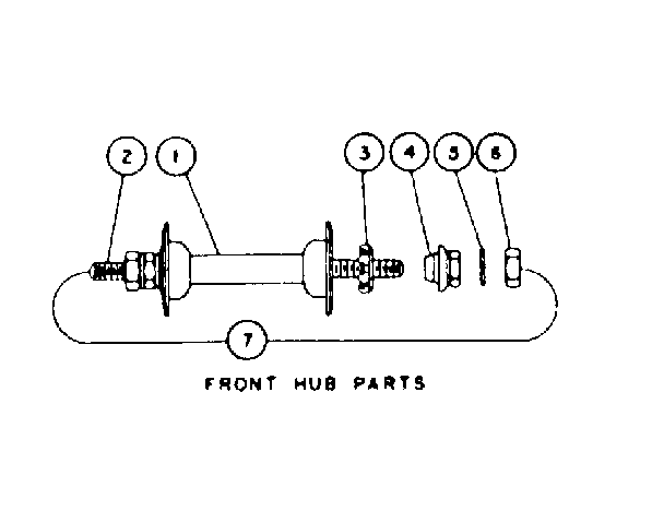 FRONT HUB PARTS