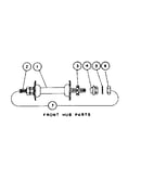 Front hub parts