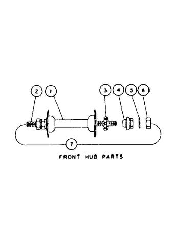 Front hub parts