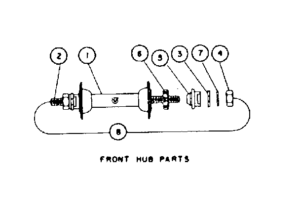 Front hub parts
