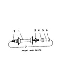 Front hub parts